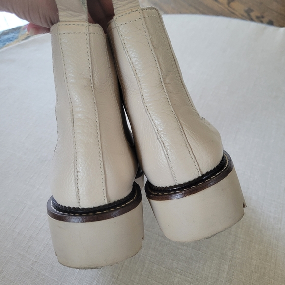 Caslon Miller Taupe Leather Chelsea Boots - Picture 4 of 14